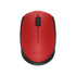 Logitech M171/Kancelárska/Optická/1 000 DPI/Bezdrôtová USB/Čierna-červená