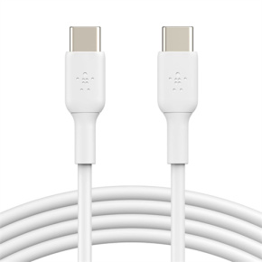 BELKIN kabel USB-C - USB-C, 1m, bílý