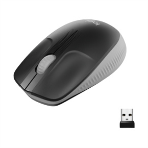 Logitech M190 - bezdrôtová myš - stredne šedá