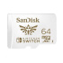 Sandisk microSDXC pro Nintendo Switch 64 GB, V30, U3, C10, A1, UHS-1, 100MB/s R, 60MB/s W