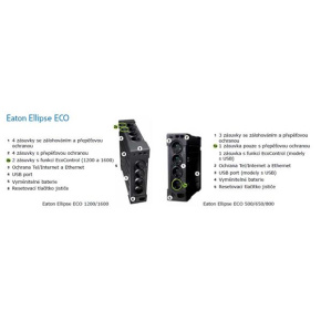 Eaton UPS 1/1fáze, 650VA - Ellipse ECO 650 USB FR