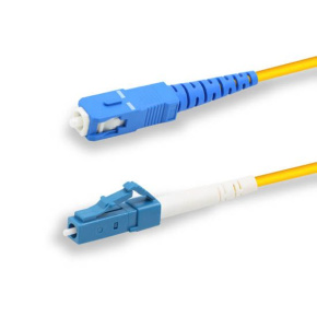 Optický patch kábel SIMPLEX, LC/UPC-SC/UPC 9/125um SM, 10m, OS2