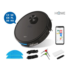 iGET HOME Hurricane G3 - robotický vysávač aj mop, Lidar, kompatibilný s košom GS1, Android, iOS