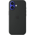 iPhone 16 Plus Silicone Case with MS - Black