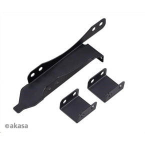 Držiak slotu PCI AKASA, pre 120mm ventilátor, čierny