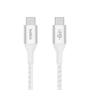 Belkin Boost charge USB-C kábel 240W, 2m, biely