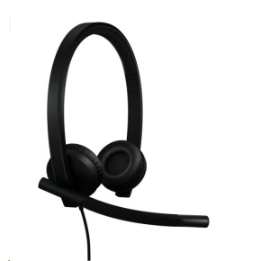 Logitech® H570e USB Headset Stereo (Teams version) headset - BLACK - USB-C