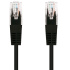 Kábel C-TECH patchcord Cat5e, UTP, čierny, 0,5m