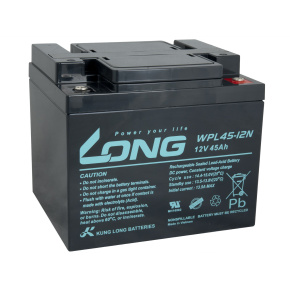 LONG batéria 12V 45Ah M6 LongLife 12 rokov (WPL45-12N)