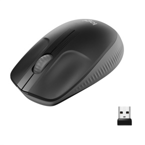 Logitech M190 - bezdrôtová myš - tmavo šedá