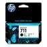 HP 711 Black DJ Ink Cart, 38 ml, CZ129A