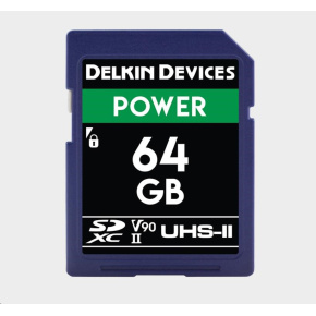 Delkin SD Power 2000X UHS-II U3 (V90) R300/W250 64GB