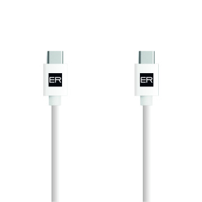 ER POWER kábel USB-C/C 3A 60W 200cm biely