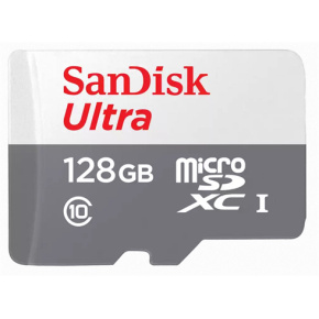 SanDisk Ultra/micro SDXC/128GB/100MBps/UHS-I U1/Class 10/+ Adaptér