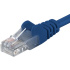 PremiumCord Patch kábel UTP RJ45-RJ45 level 5e 2m modrá