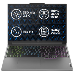 Lenovo Legion Slim 5/16AHP9/R7-8845HS/16''/2560x1600/16GB/1TB SSD/RTX 4070/bez OS/Silver/3R