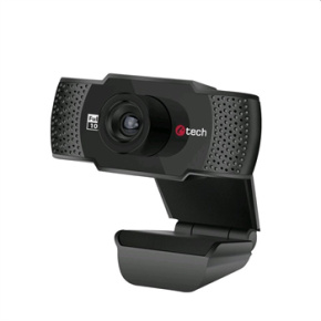 Webkamera C-TECH CAM-11FHD, 1080P, mikrofón, čierna