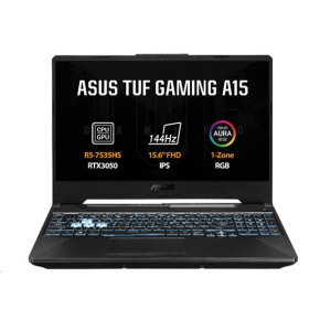 ASUS TUF Gaming A15 FA506NC-HN001W, Ryzen 5 7535HS, 15.6˝ 1920x1080 FHD, RTX3050/4GB, 16GB, SSD 512GB, W11H