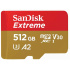 SanDisk Extreme/micro SDXC/512GB/190MBps/UHS-I U3/Class 10/+ Adaptér