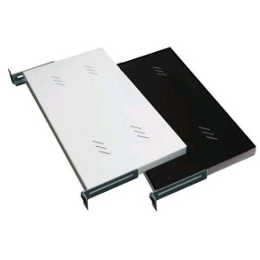 TRITON Police s perforáciou 19", 1U/150mm, nosnosť 15kg, čierna TRITON Police s perforáciou 19", 1U/150mm, nosnosť 15kg, čierna