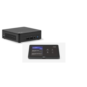 Logitech® TAPMSTBASE/1 TAP bundle with Intel NUC13L3Kv5, MS Windows 11 IoT Enterprise SAC, MS TEAMS, NO CAM - EU Plug