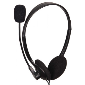 Gembird Stereo headset s mikrofónom, 2 x 3.5 mm miniJack, čierny
