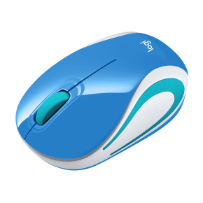 Logitech® M187 Wireless Mini Mouse - BLUE- 2.4GHZ - EMEA