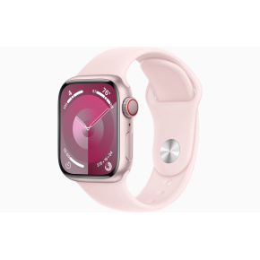 Apple Watch S9 Cell/45mm/Pink/Šport Band/Light Pink/-M/L