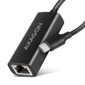 AXAGON ADE-ARC, USB-C 3.2 Gen 1 - Gigabit Ethernet sieťová karta, Realtek 8153, auto inštal