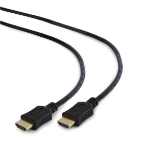 GEMBIRD CABLEXPERT HDMI-HDMI kábel 3 m, 1.4, M/M tienené, pozlátené kontakty, CCS, ethernet, čierna