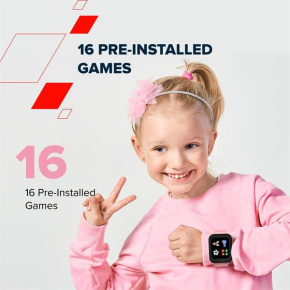 Canyon KW-37 Alfie, smart hodinky pre deti, IPS displej 1,69", IP66, 512Mb, MP3, hry, kamera, modré
