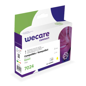 WECARE ARMOR ink kompatibilný s Epson WF4015, T70244010, 22ml, žltá/yellow