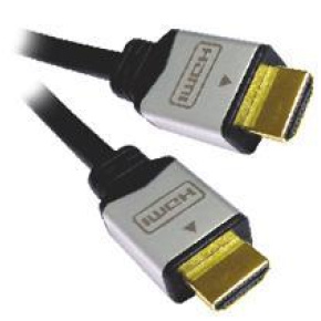 PremiumCord kábel HDMI M/M, zlac.a kovové HQ, 5m