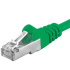 Premiumcord Patch kábel CAT6a S-FTP, RJ45-RJ45, AWG 26/7 2m, zelená