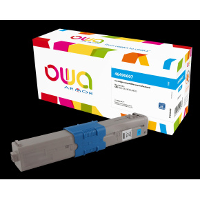 OWA Armor toner kompatibilný s OKI 46490607, 6000st, modrá/cyan