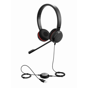 Jabra Evolve 30 II/Stereo/Jack/Drôt/MS/Čierna