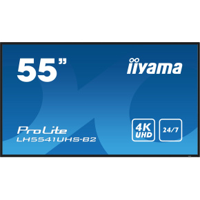 55'' iiyama LH5541UHS-B2: IPS, 4K UHD, 500cd, repro