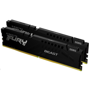 KINGSTON DIMM DDR5 16GB (Kit of 2) 5200MT/s CL40 FURY Beast Černá