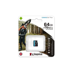 64 GB . microSDXC karta Kingston Canvas Go Plus bez adaptéra
