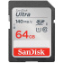 SanDisk Ultra/SDXC/64GB/140MBps/UHS-I U1 / Class 10/Čierna