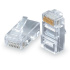 Konektor RJ45 CAT5E UTP 8p8c pre drôt 100ks bal.