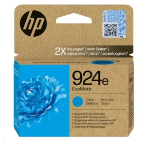 HP 924e EvoMore Cyan Original Ink Cartridge (800 pages)