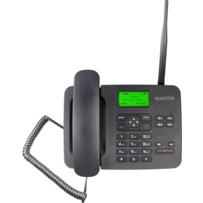 ALIGATOR T100 čierny, stolný GSM telefón