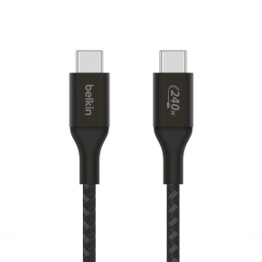 Belkin Boost charge USB-C kábel 240W, 1m, čierny