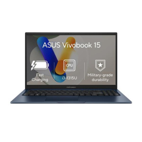 ASUS Vivobook 15 X1504VA-NJ907W, i3-1315U, 15.6˝ 1920x1080 FHD, UMA, 8GB, SSD 512GB, W11H, modry