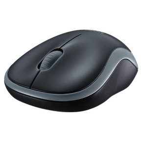 Logitech M185 nano/Kancelářská/Optická/Bezdrátová USB/Šedá