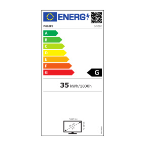 Philips 345B1C/00 34" VA LED 3440x1440 50 000 000:1 5ms 300cd HDMI DP repro cierny