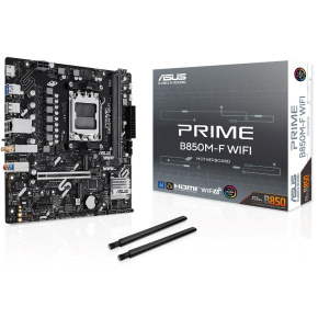 ASUS MB Sc AM5 PRIME B850M-F WIFI, AMD B850, 2x DDR5, WiFi, 1xHDMI, mATX ASUS MB Sc AM5 PRIME B850M-F WIFI, AMD B850, 2x DDR5, WiFi, 1xHDMI, mATX