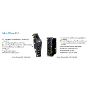 EATON UPS 1/1fáza, 650VA - Ellipse ECO 650 USB IEC (Off-Line)