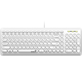 Genius klávesnice SlimStar Q200 white